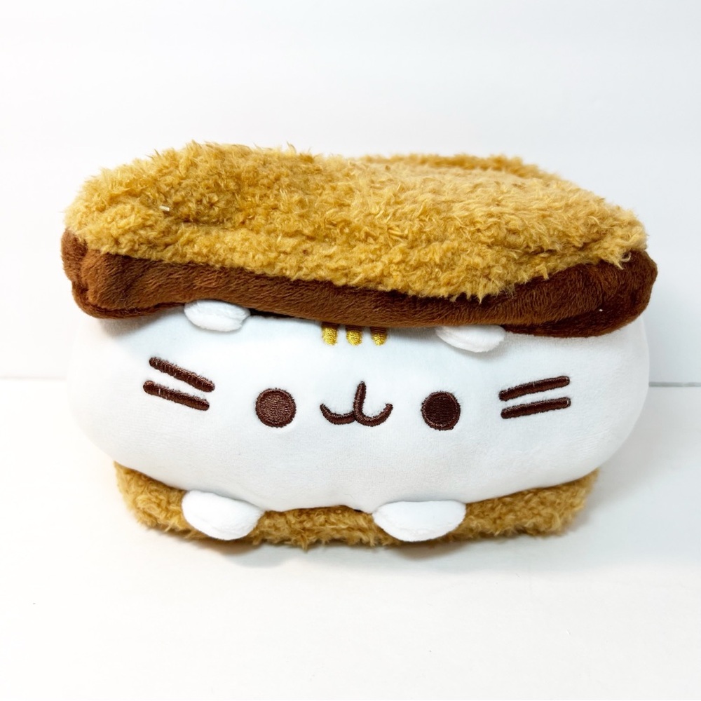 S’mores Cat Plush – Kawaii Dessert Stuffed Animal Cute Plush Toy